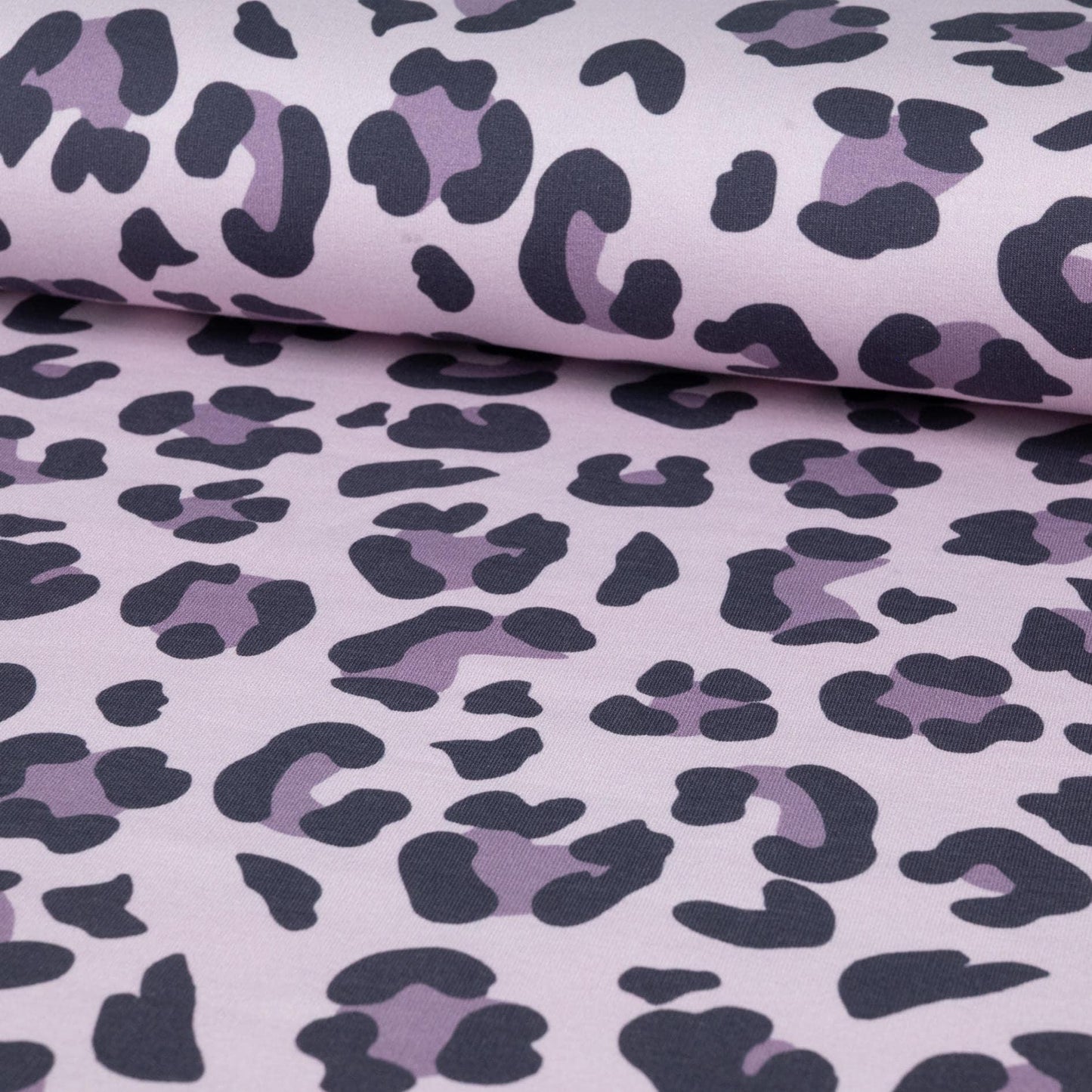 French Terry Leo flieder - Stoff bei elli&else