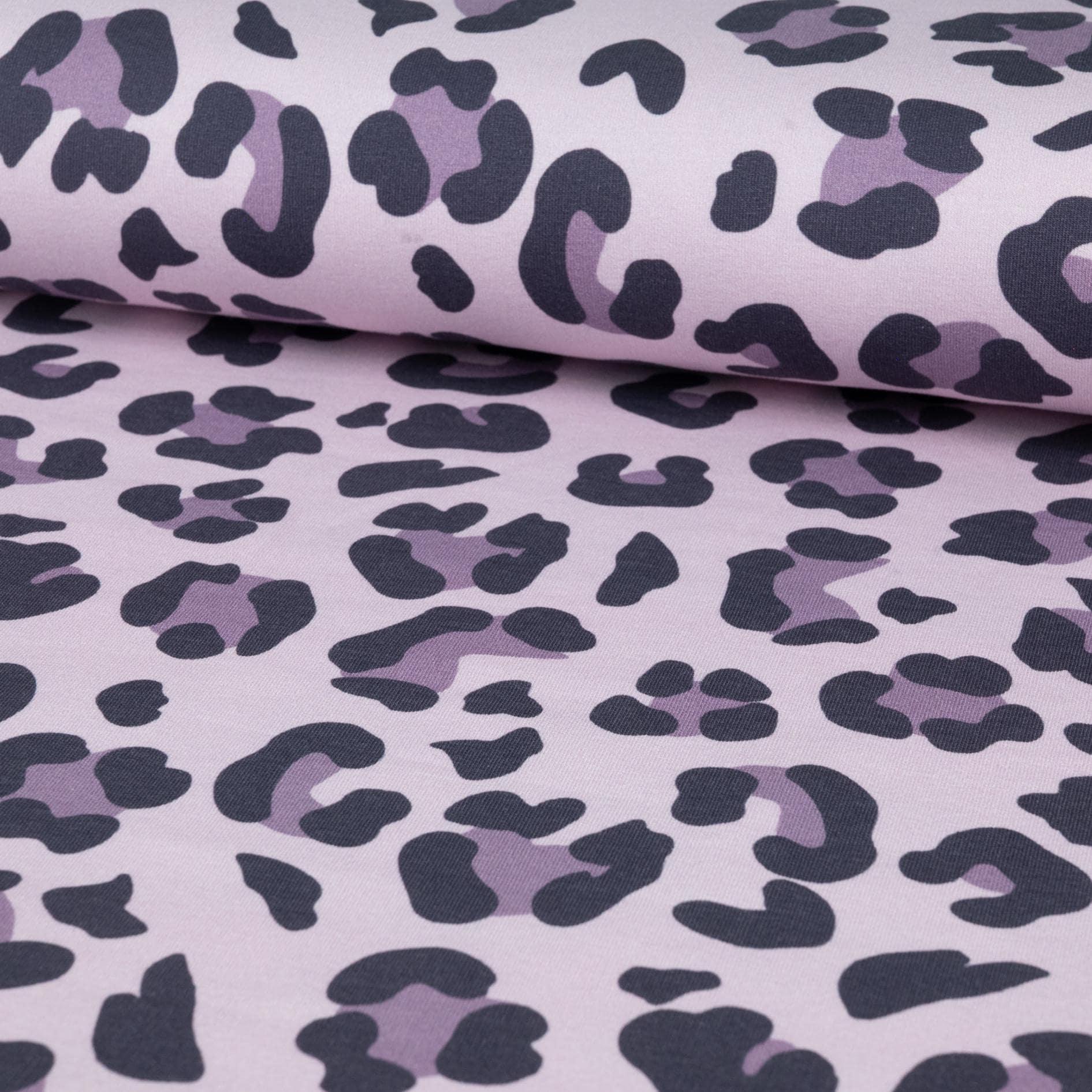 French Terry Leo flieder - Stoff bei elli&else