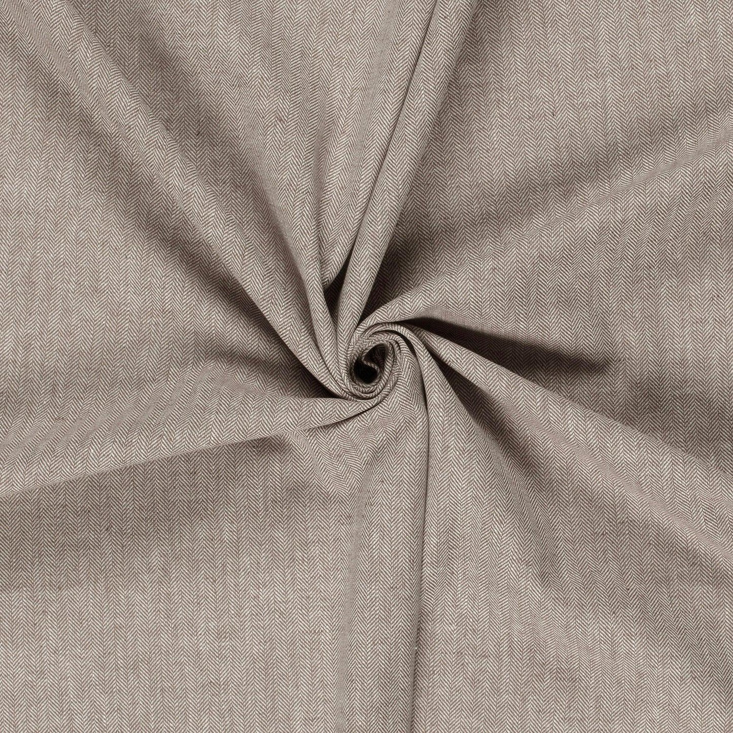 Halbleinen mit Frischgrätmuster Meterware - elli&else