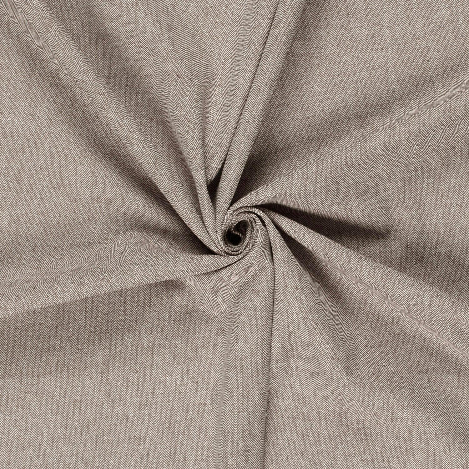 Halbleinen mit Frischgrätmuster Meterware - elli&else