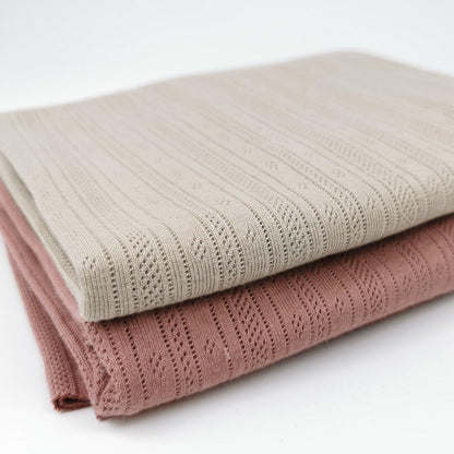 Pointoille Feinstrick Jersey beige - elli&else