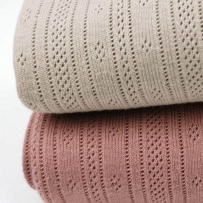 Pointoille Feinstrick Jersey beige - elli&else