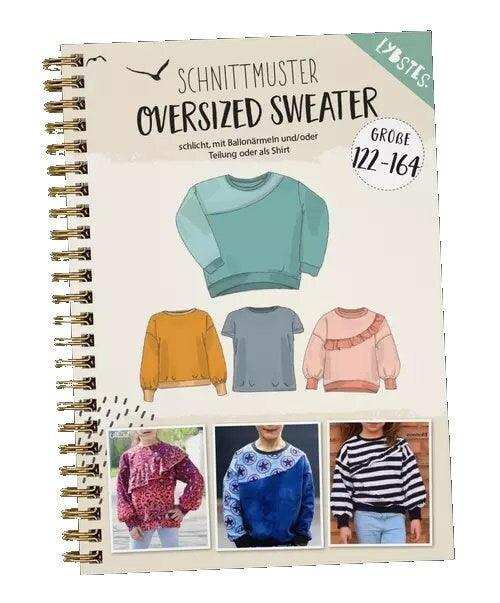 Schnittmuster Oversized Sweater Kids Gr. 122-164 - Stoff bei elli&else
