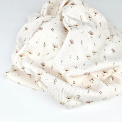 Rib Jersey Blumen Boho von Family Fabrics - elli&else