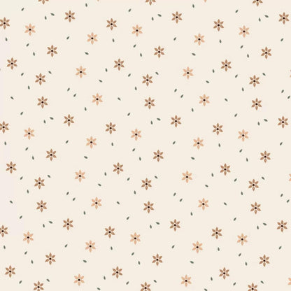 Popeline Sternblumen creme - elli&else