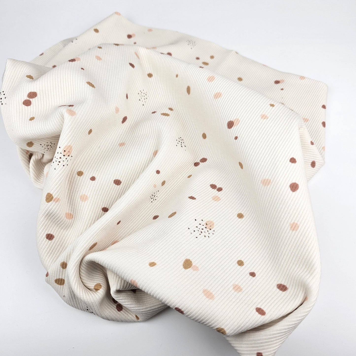 Rib Jersey Konfetti beige