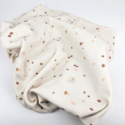Rib Jersey Konfetti beige - elli&else