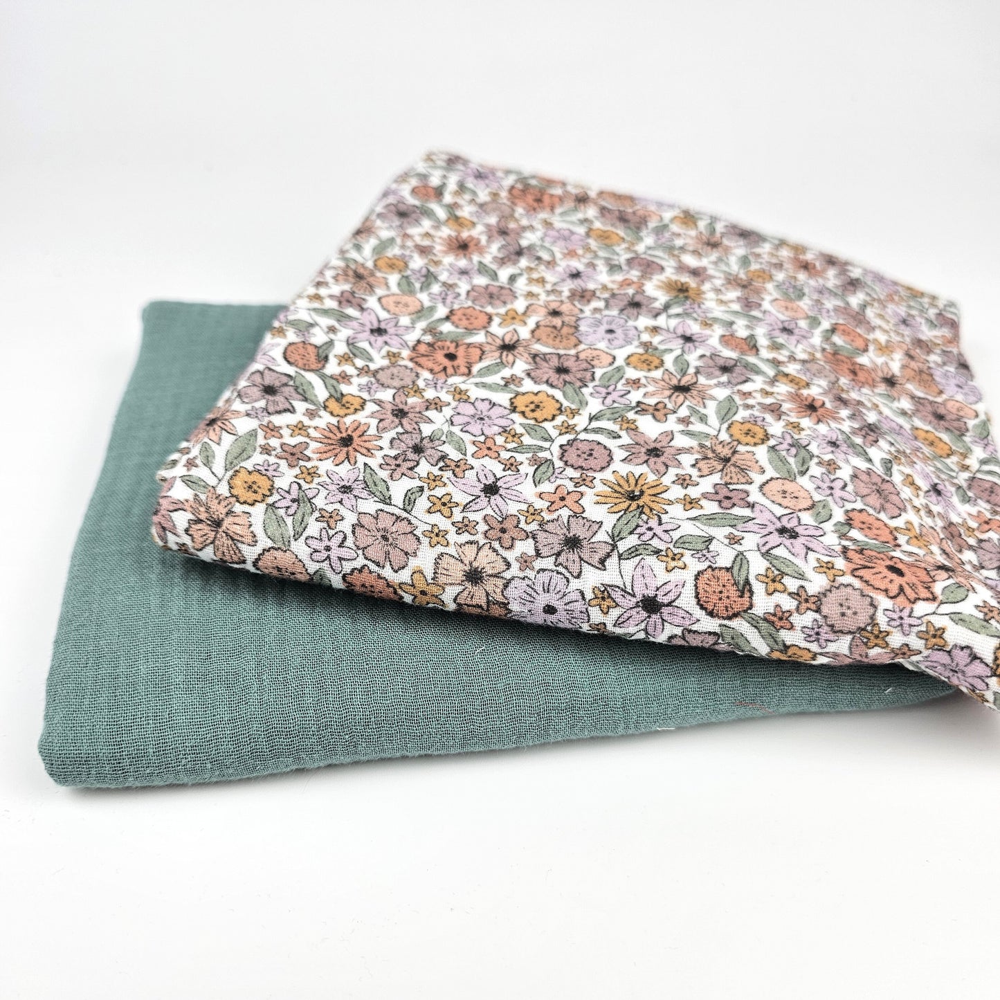 Musselin Boho Blumen - Family Fabrics