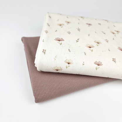 Rib Jersey Blumen Boho von Family Fabrics - elli&else