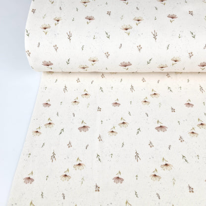 Rib Jersey Blumen Boho von Family Fabrics - elli&else