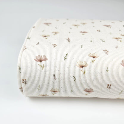 Rib Jersey Blumen Boho von Family Fabrics - elli&else