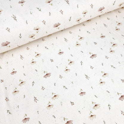 Rib Jersey Blumen Boho von Family Fabrics - elli&else