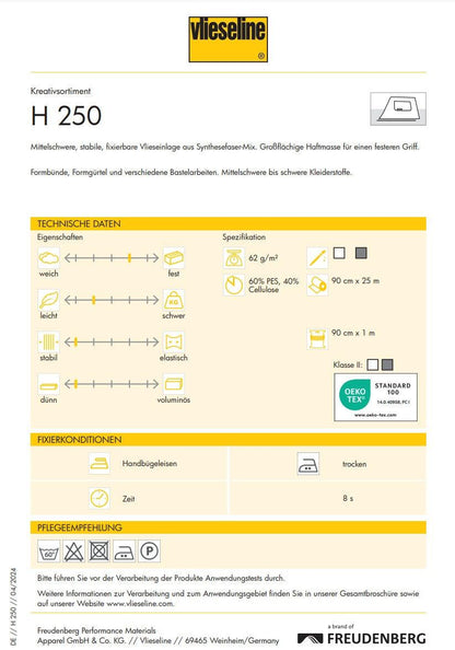 Vlieseline H250 - elli&else