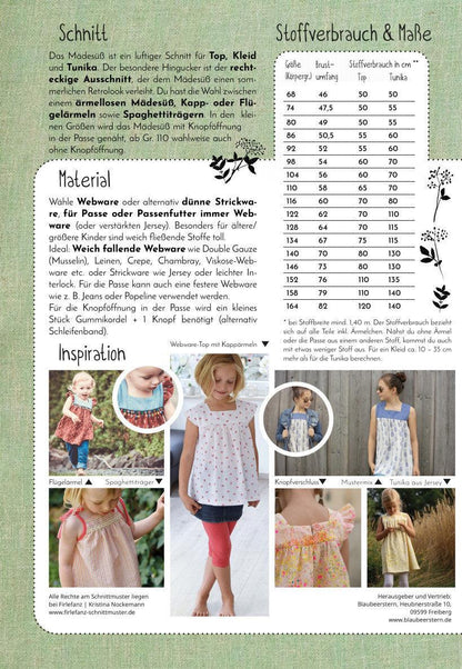 Sommerkleid Tunika Sommertop | Firlefanz - elli&else