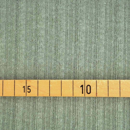 Bio Leinenstrick silver green von Stoffonkel - elli&else