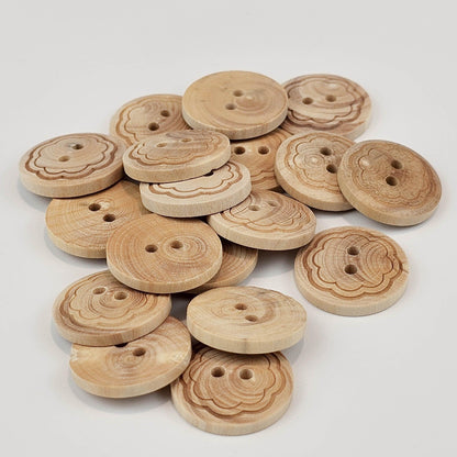 Holzknopf Blume - elli&else