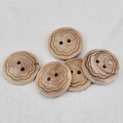 Holzknopf Blume - elli&else