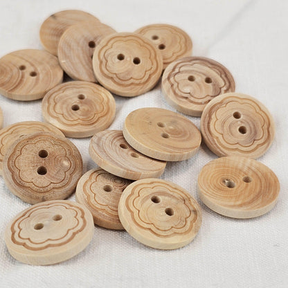 Holzknopf Blume - elli&else