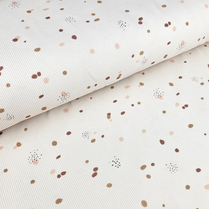 Rib Jersey Konfetti beige - elli&else