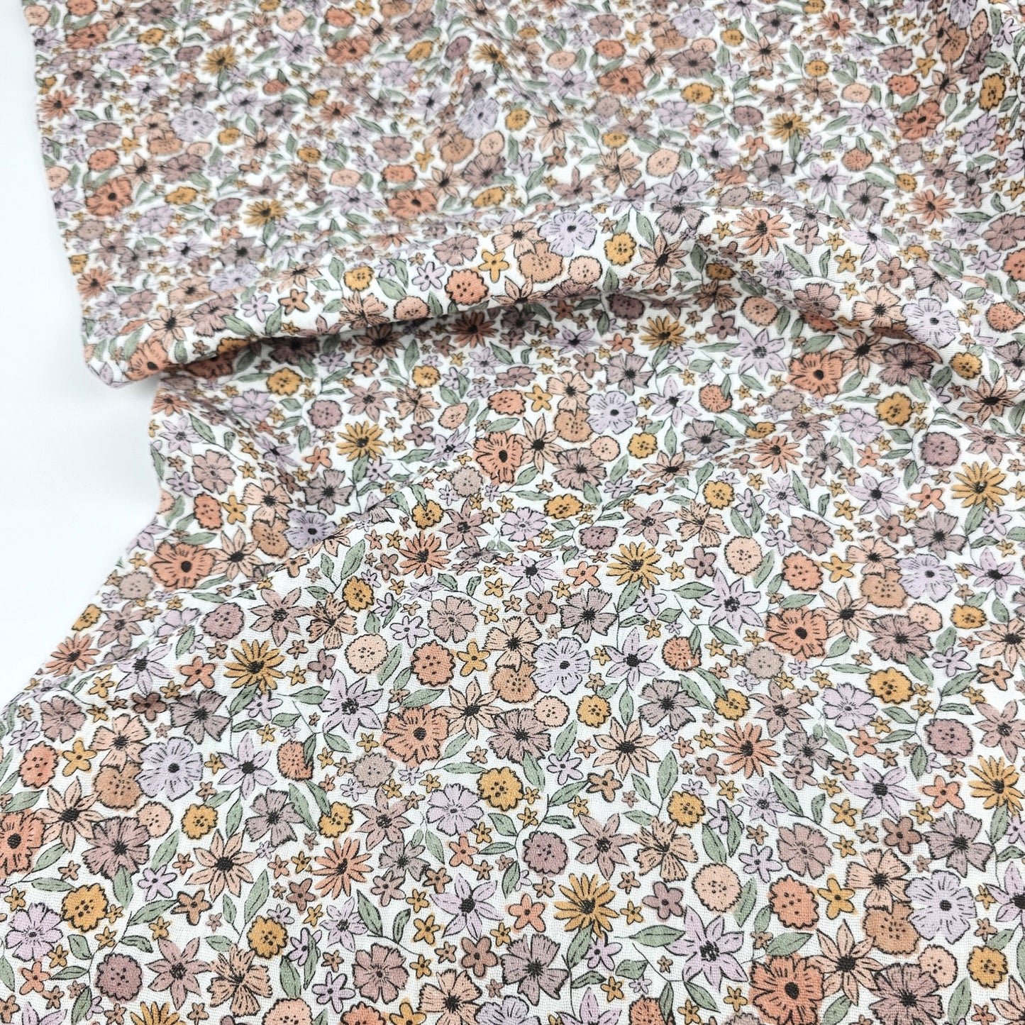 Musselin Boho Blumen - Family Fabrics