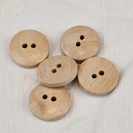 Holzknopf Esche - Stoff bei elli&else
