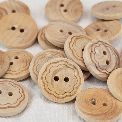 Holzknopf Blume - elli&else