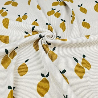 Bio Rib Jersey Zitrone - elli&else