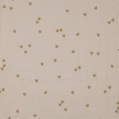Musselin Herzen beige - elli&else