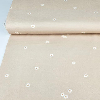 Jersey daisy beige von Family Fabrics - elli&else