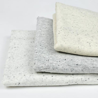 Jersey Konfetti Sprenkel - creme weiß - elli&else