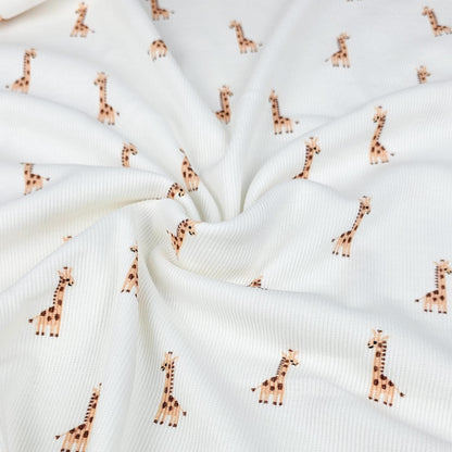 Rib Jersey Giraffen - elli&else
