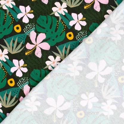 French Terry Blumen Jungle Flowers - elli&else