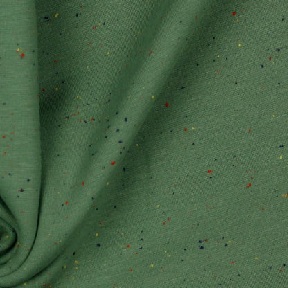 Sweatstoff Konfetti pistazie - elli&else