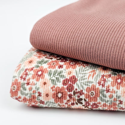 Rib Jersey Blumen - elli&else