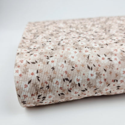 Rib Jersey Flower bomb beige - elli&else