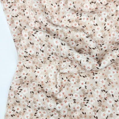 Rib Jersey Flower bomb beige - elli&else