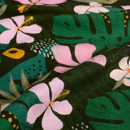 French Terry Blumen Jungle Flowers - elli&else