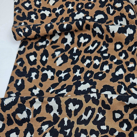 Bio Jersey Leo sandstorm - Stoff bei elli&else