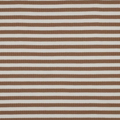 Rib Jersey Streifen zimt - elli&else