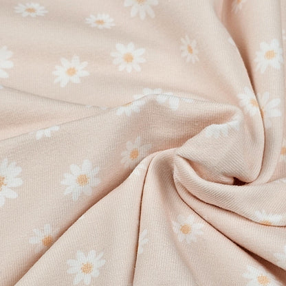 Jersey Gänseblümchen soft rosa - elli&else
