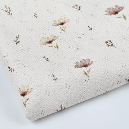Pointoille Jersey Blumen Boho