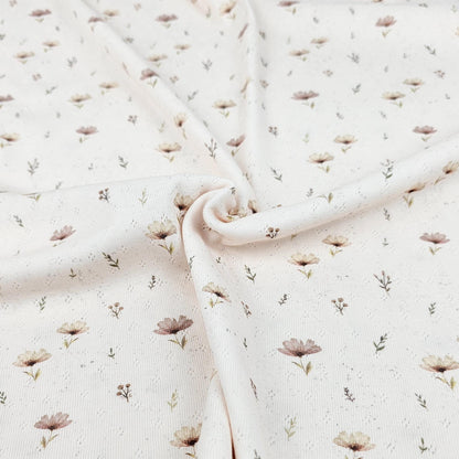 Pointoille Jersey Blumen Boho