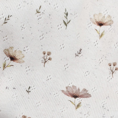 Pointoille Jersey Blumen Boho