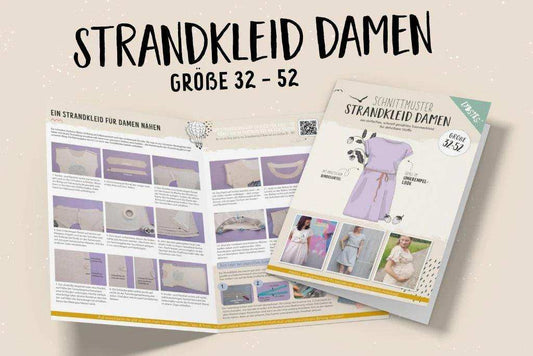 Schnittmuster Strandkleid Damen Gr. 32-52 - Stoff bei elli&else