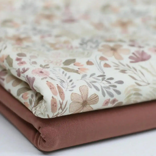 Jersey Waldblumen pastell - Stoff bei elli&else
