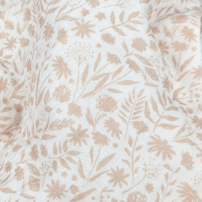 Musselin Blumenprint rosé