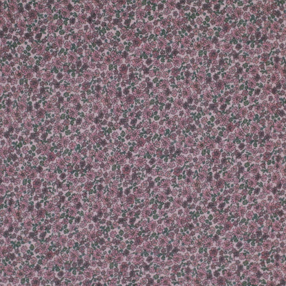 Musselin Blumen mauve