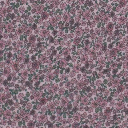 Musselin Blumen mauve