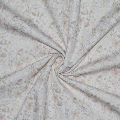 Popeline Waldblumen pastell