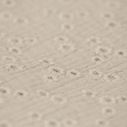Musselin Embroidery Millefleurs beige